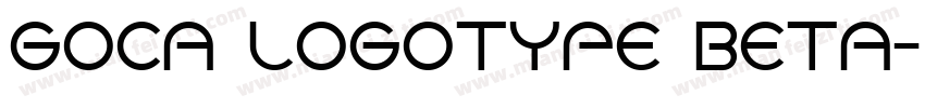 Goca Logotype Beta字体转换